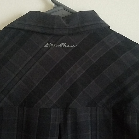 NWT EDDIE BAUER Plaid Shirt Dress - Picture 7 of 8